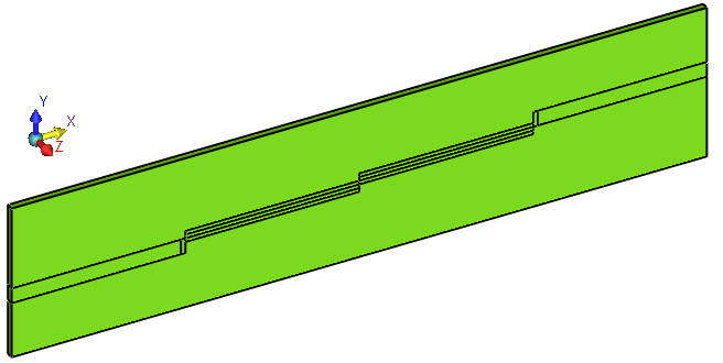 Image of Parallel coupled line band pass filter